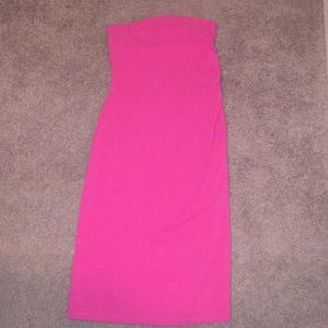 Hot Pink MODA strapless dress size M